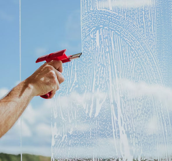 Man with Squeegee